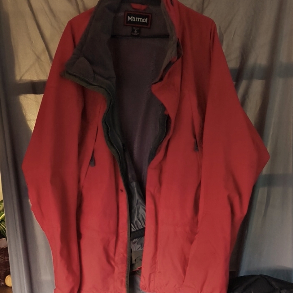 Marmot Red Performance Jacket Lightweight Weather… - image 1